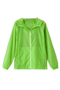 SKJ014 order summer leisure solid color sunscreen breathable ultra-thin coat outdoor sportswear quick-drying skin windbreaker skin windbreaker supplier detail view-1